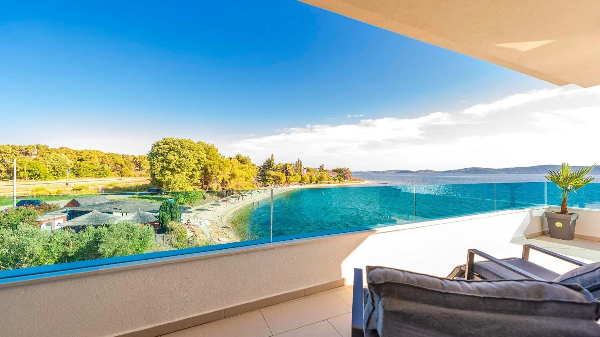 Apartment Beachfront Villa Bibinje Croatia